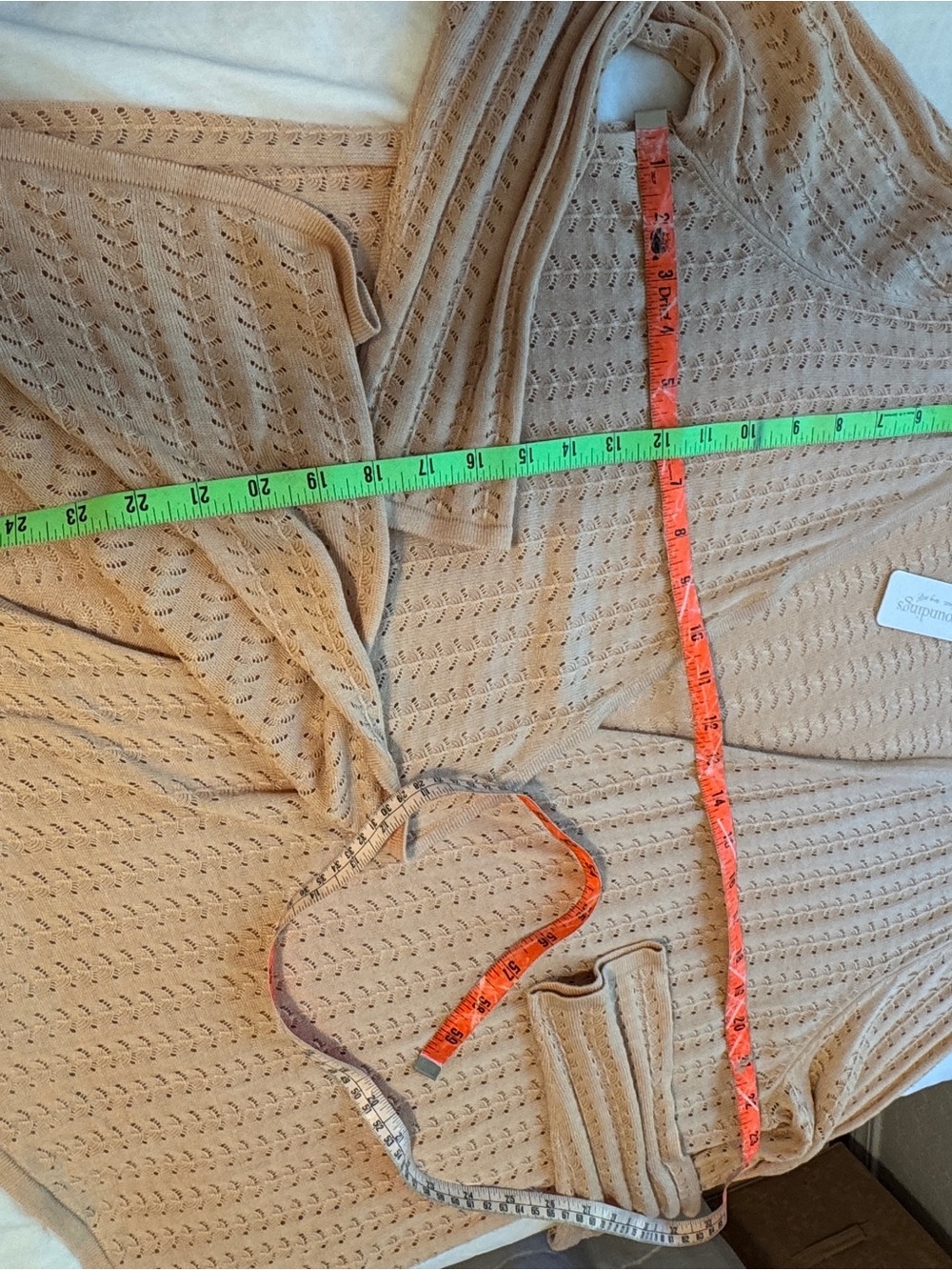 Soft Surroundings Blush Open-Front Knit Cardigan - Picture 8 of 10